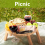 Portable Wine Table, Outdoor Folding Wine Picnic Table,Camping, Beach 4