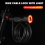 Bicycle Lock with Light 5 Digit Security Password Bike Lock Yellow 2