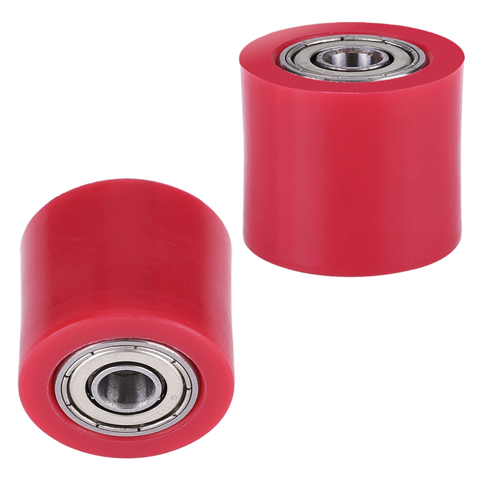 8Mm Universal Chain Tensioner Pulley Wheel For Motorcycle Dirt Bike Enduro Red 8751334435502