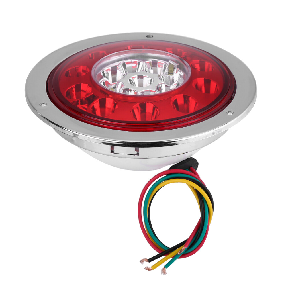 Dual Color 19 Led 4.3" Tail For Truck Trailer Caravan 12-24V Light 7901334435519