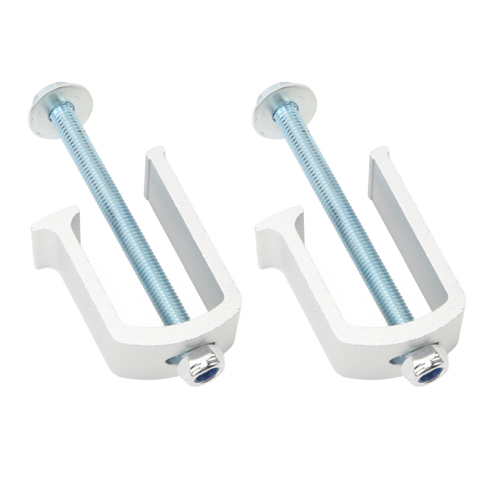 Truck Toolbox Tie Down Clamps 2 Pack Durable Aluminium Rust Proof Secure Fit 4981334435477