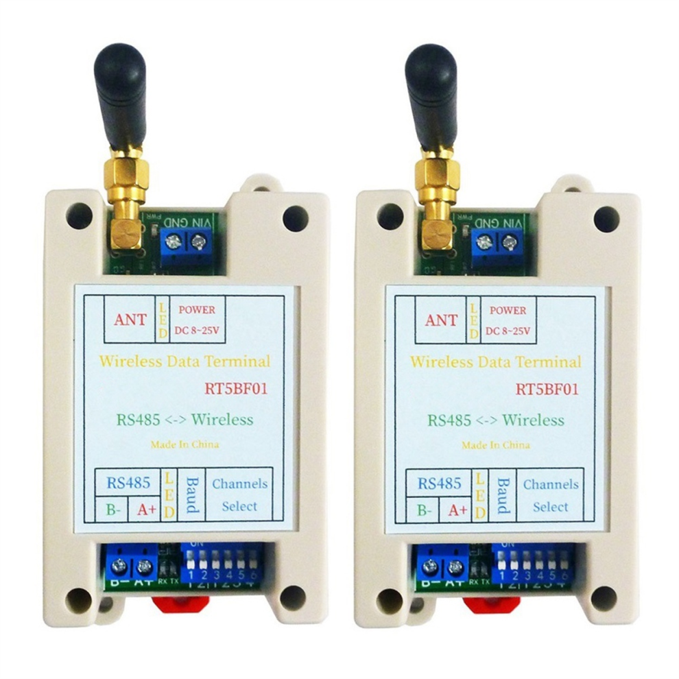 2Pcs Vhf/Uhf Radio Wide Range Uart Rs485 Wireless Transceiver 4713699849589