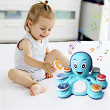 Baby Musical Toys Learning Toys for Toddlers Octopus Music Toys,A