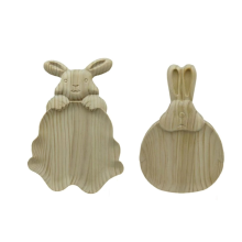 Bunny Serving Tray Bunny Shaped Snack Platters Easter Serving Plates