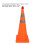 Foldable Traffic Cones 70CM with 360 Reflective Strips & Warning Light 2