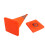 Foldable Traffic Cones 70CM with 360 Reflective Strips & Warning Light 10