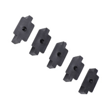 100 pièces de fixations invisibles pour lames de terrasse 1,27 x 0,6 x 3,7 cm