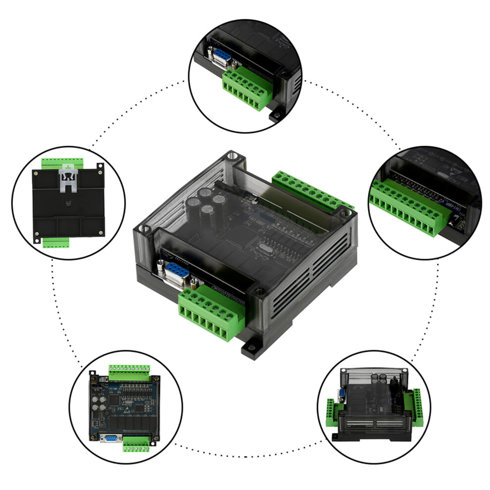 Industrial Plc Control Board Fx1n-14Mr 24V Dc Relay Output For Automation 4951334440016