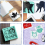 6pcs Rubber Carving Blocks, Linoleum Block Stamp Making Kit 6