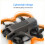 Garde-hélice AVATA 2 TPU orange anti-choc 12