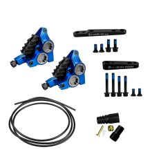 XG4 Hydraulischer Bremssattel, Flat Mount, 4 Kolben, ICE-TECH-Beläge