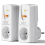 2pack 16A Gfci Leakage Protection Plug Rcd Socket Home EU Plug 1