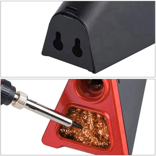 Electric Soldering Iron Stand Holder High Temperature Red 1