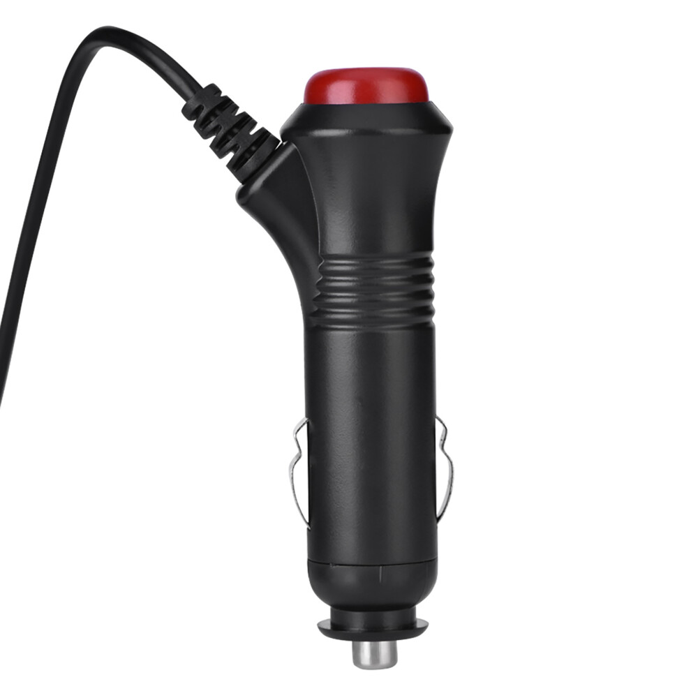 12V Car Power Adapter 1.9M, 5.5X2.1mm Dc Plug, Black 4201334443754