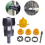 9pcs/Set PVC Pipe Threader Kit Pipe Threader Pipe Round Die 2