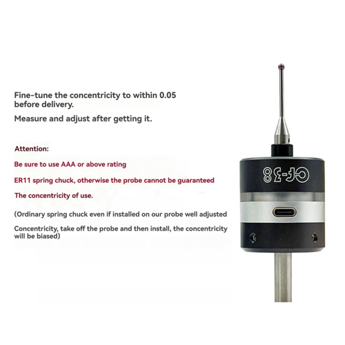 3D Edge Finder Machining Center Cnc Milling Machine Rod Tool 2