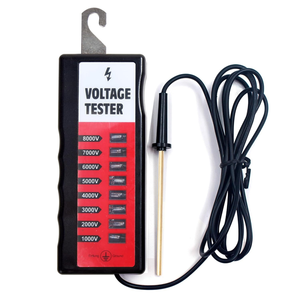 Electric Fence Voltage Tester, Fence Tester, Fault Finder Max 8000V 4711189267295