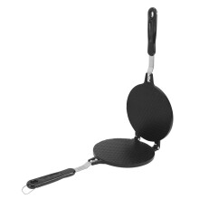 Egg Roll Press Pan 6.8in Aluminum tortilla mold with handle for kitchen