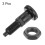 3pcs Push Fit Ball Nose Spring Plunger M10x1Thread 5mm Pin Dia. 4