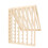 Supporto per trecce 1 set – legno massiccio e acciaio 10