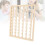 Supporto per trecce 1 set – legno massiccio e acciaio 5