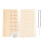 Supporto per trecce 1 set – legno massiccio e acciaio 3