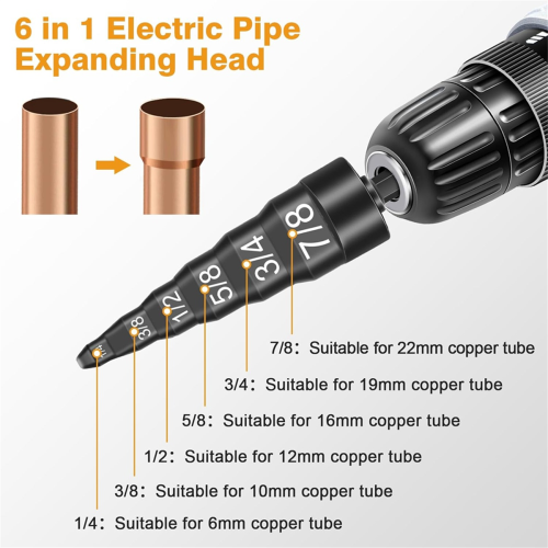 Σετ επισκευής HVAC για εργαλεία Swage, εργαλείο Swaging διαστολέα χαλκού αέρα 1