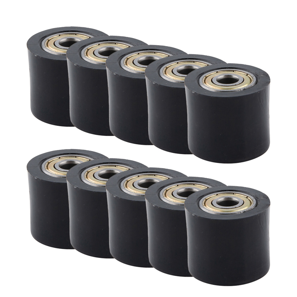 10Pcs 10Mm Mechanical Pulley Bearings,Roller Idler Bearing Pulley 4711189269824