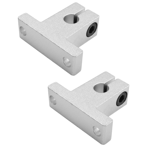 2 Pcs Linear Motion Rail Clamping Rod Rail Coupling Mount SK8 8mm 2