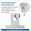 2 Pcs Linear Motion Rail Clamping Rod Rail Coupling Mount SK8 8mm 7