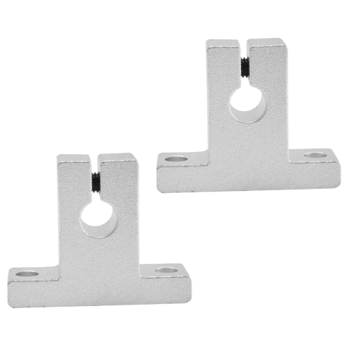 2 Pcs Linear Motion Rail Clamping Rod Rail Coupling Mount SK8 8mm 1