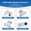 2 Pcs Linear Motion Rail Clamping Rod Rail Coupling Mount SK8 8mm 6