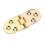 High-Quality Gold 80x30mm Folding Table Hinge Silent Smooth Motion 2
