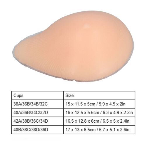 Sein en silicone droit simple 42A/38B/36C/34D Peau 2