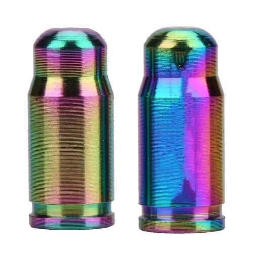 Exquisite Titanium Valve Caps with Dimensional Thread for Bike Nozzle 1