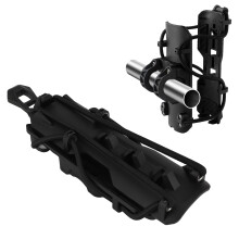 Motorrad–Tassenhalter Schnellverschluss, verstellbar, hochbelastbar, universell passend für 25 mm Lenkerprotektoren