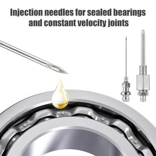 5Pcs Grease- Needle Nozzle Kit,Grease- Tip Adapter Fitting Tool 1