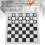 Portable PU Leather Checkers Set – Foldable Board, Black, 35cm 7