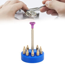 Outil de pose des aiguilles de montre bleu, 10 tailles 0 à 2,2 mm