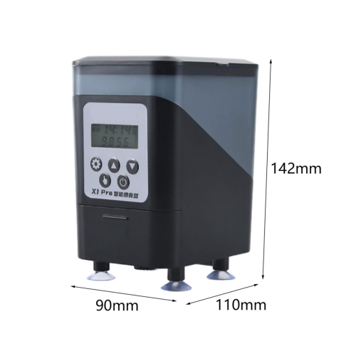 Automatic Feeder Large Capacity Waterproof Timer Feeding Clear Design 1