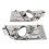 Cornice cromata per fendinebbia 7T4Z17E810B/811B per Edge 10