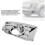 Cornice cromata per fendinebbia 7T4Z17E810B/811B per Edge 4