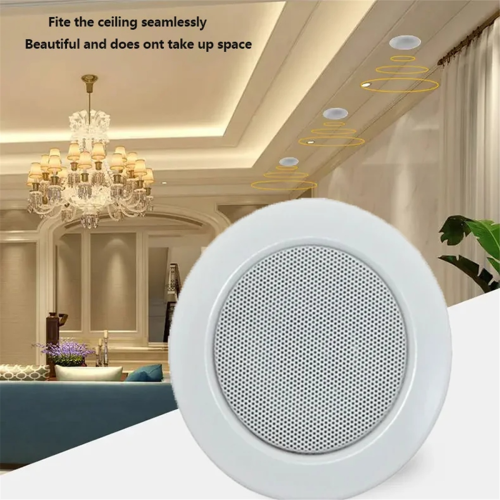 Bathroom 3In 8Ohm 6W Passive Ceiling Speaker Metal in-ceiling Speaker 2