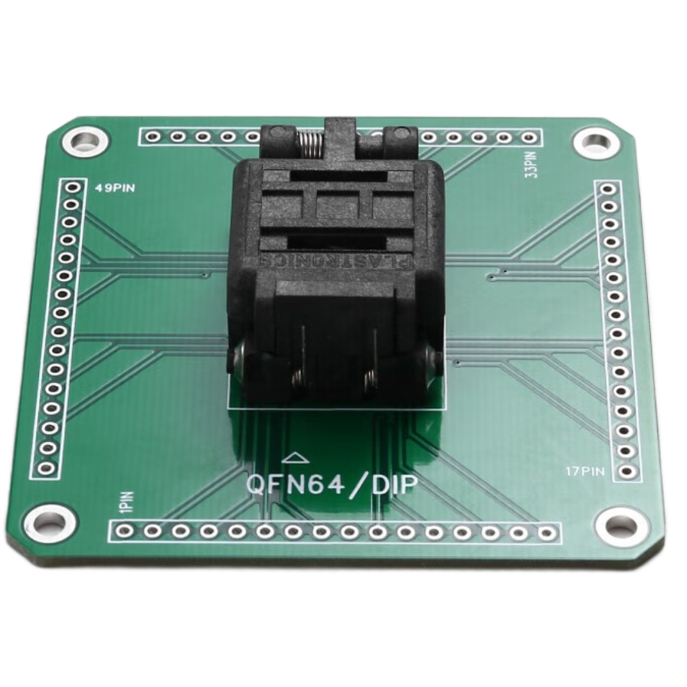 Plastronics Programming Adaper Qfn64 To Dip Ic Test & Burn In Socket 4711189200650