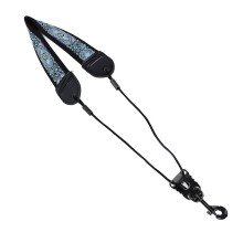 Stickerei-Saxophon-Halsband 49-61cm Blau Totem Verstellbar