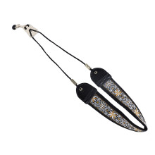 Stickereie Saxophon Halskette TS-08 Sonnenblume, Verstellbar 49-61cm