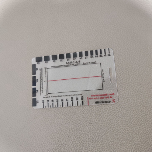 2pcs 7 Step Ruler Measurement Tool Transparent Caliper Portable 2