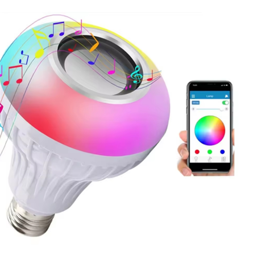 E27 Smart RGB Wireless Bluetooth Speaker Bulb Music Playing 1