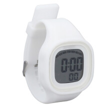 Kinder-Sportuhr 50m wasserdichtes Silikonarmband 7-Farben LED-Nachtlicht
