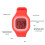 Orologio digitale per bambini rosso Modello 50M 45,2 mm 200 mAh 8